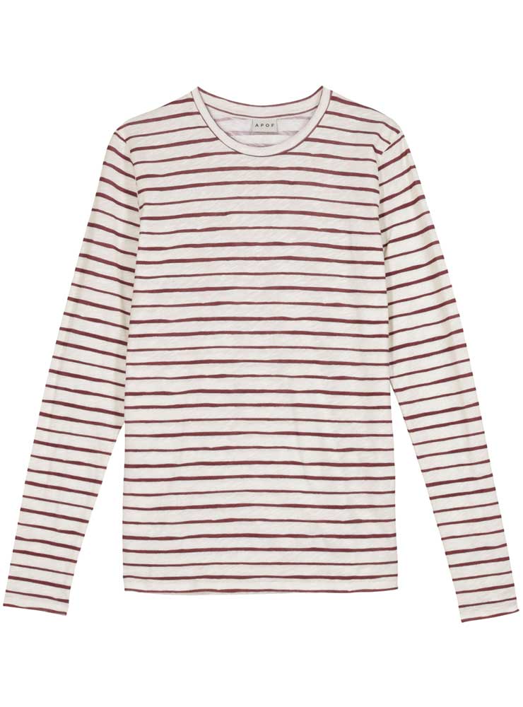 Apof CINNA T-SHIRT INFINITY BORDEAUX