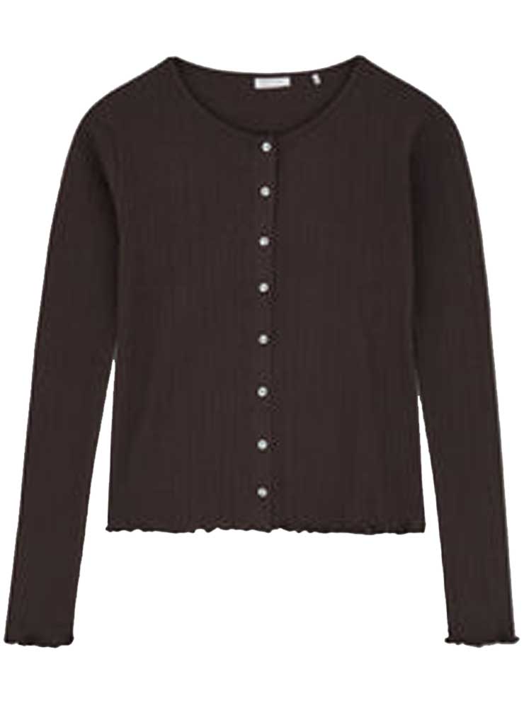 Skall studio Edie cardigan dark brown