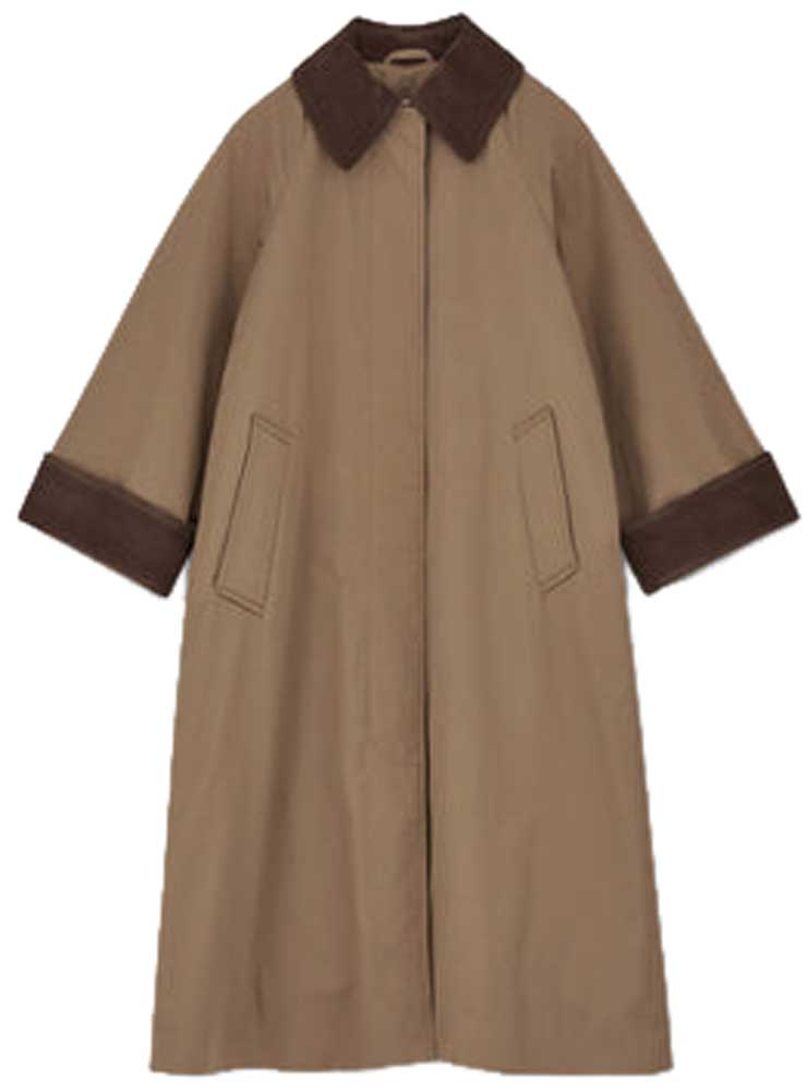 Skall Studio Gaby coat taupe brown