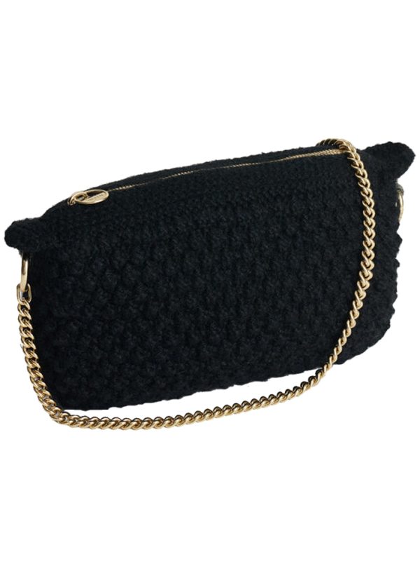 Aiayu Helen chain classic bag black
