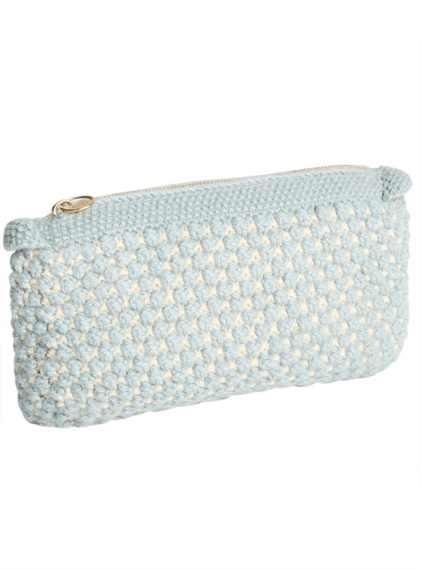 Aiayu Helen classic clutch Mix Mint Blue/Albicant