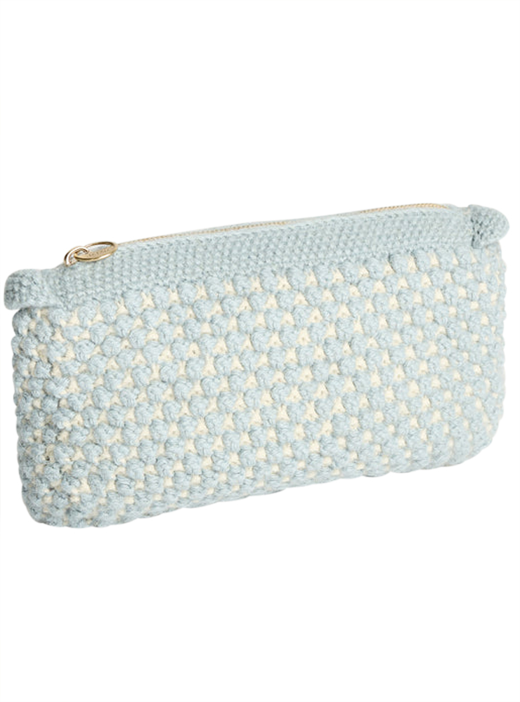 Aiayu Helen classic clutch Mix Mint Blue/Albicant