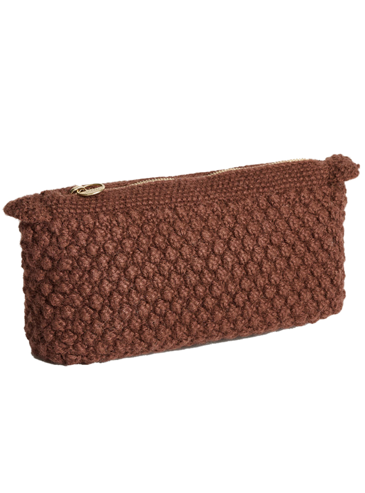 Aiayu Helen classic clutch Rust