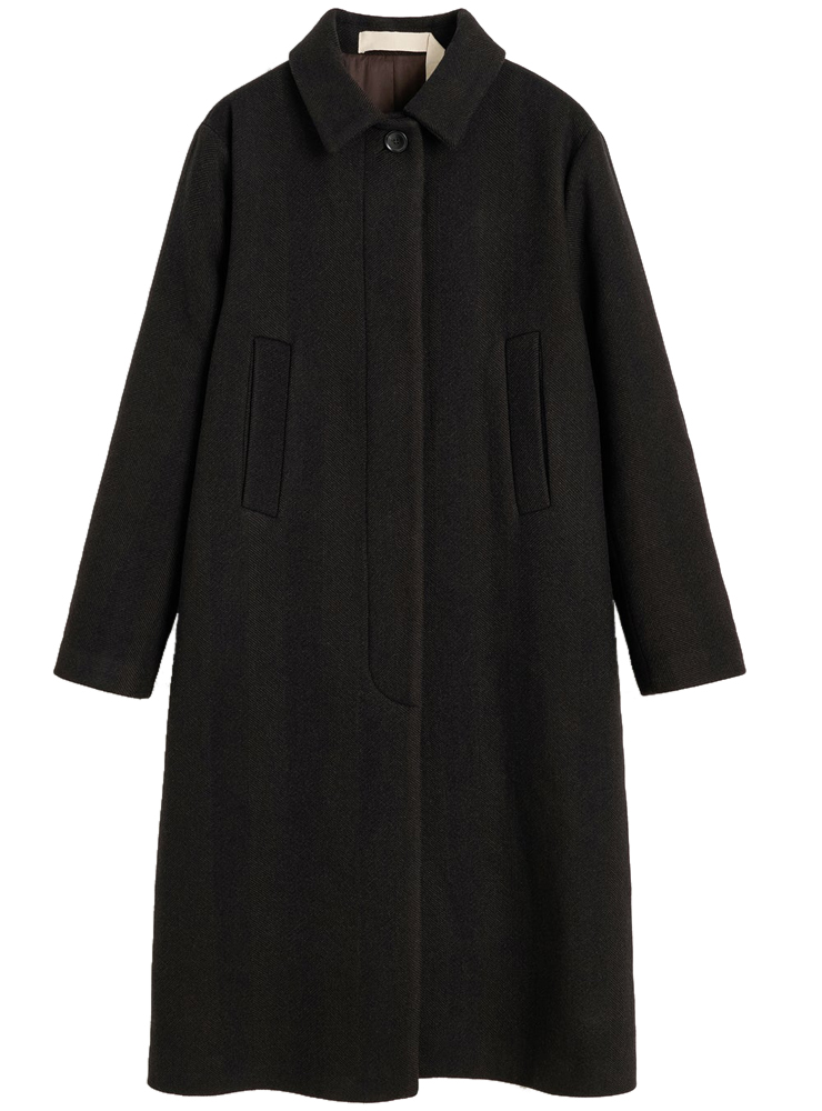 Aiayu Noah Coat Dark Roots