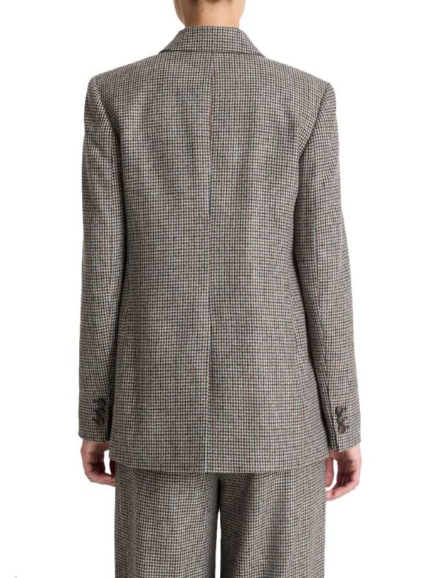 Vince plaid wool blend dobbelt breasted-blazer
