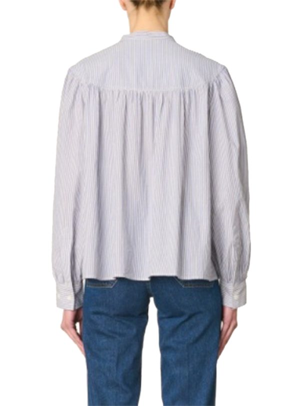 Vanessa Bruno florisse bleu stripe blouse