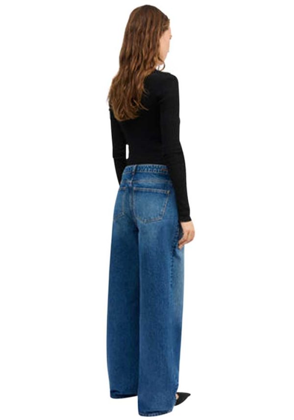 Skall Willow wide jeans Vintage washed blue