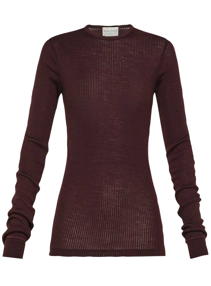Forte Forte my t-shirt 14426 chocolat noir
