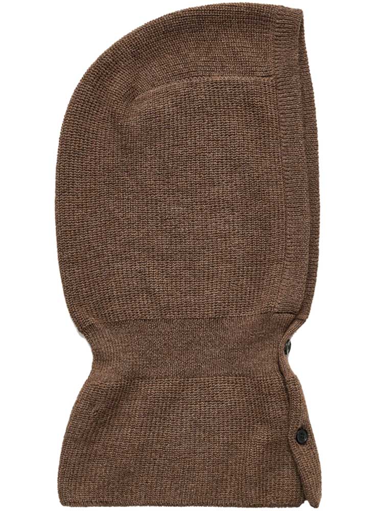 AIAYU CINDY BALACLAVA PURE LLAMA Brownie