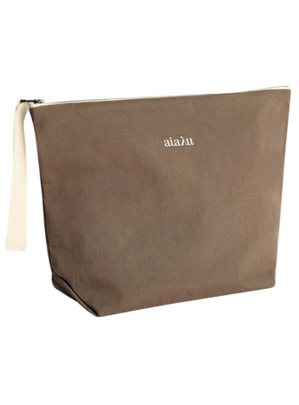 Aiayu Pouch heavy poplin Earth