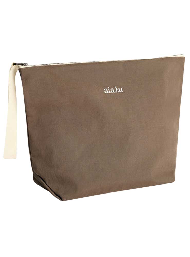 Aiayu Pouch heavy poplin Earth