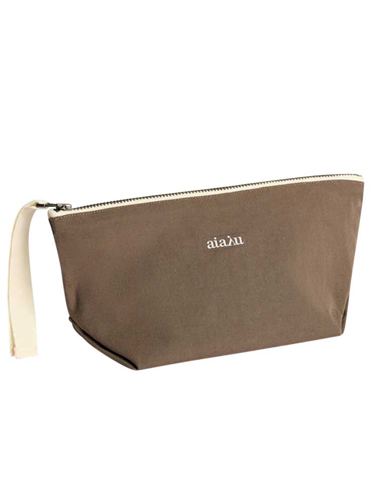 Aiayu AIAYU POUCH MINI HEAVY POPLIN Earth