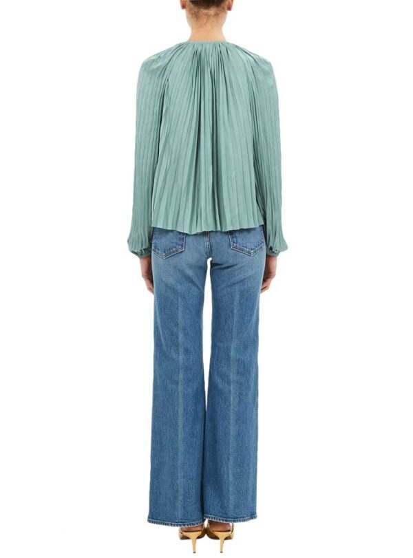 Ulla Johnson Electra Long Sleeve Blouse sea glass