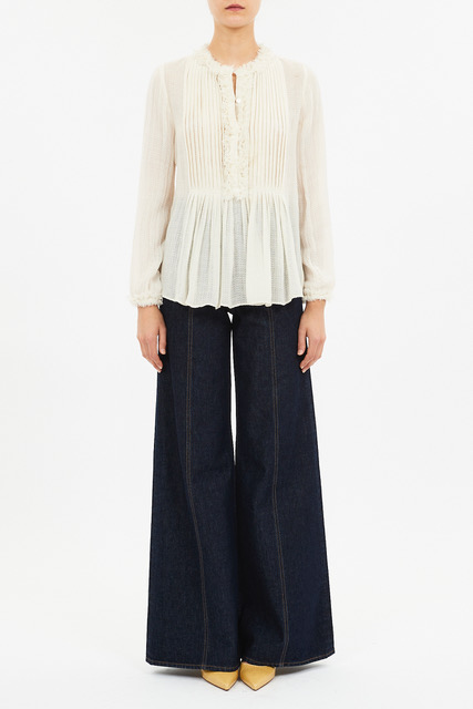 Ulla Johnson Adriel Tunic Blouse cowrie