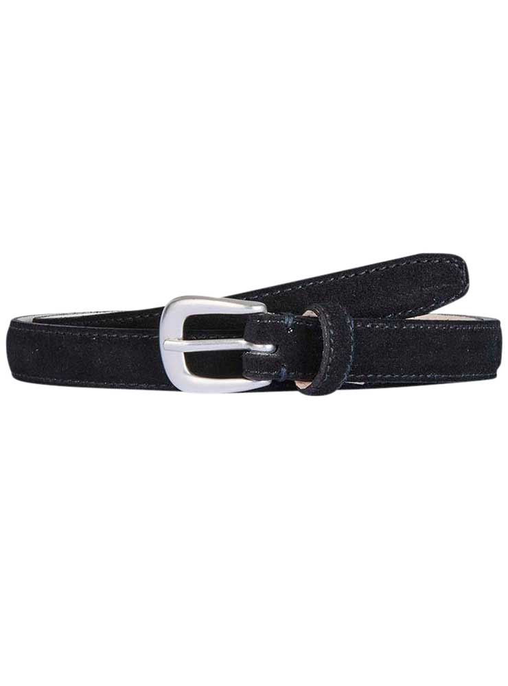 YORI JOMO classic belt 2 cm. suede black