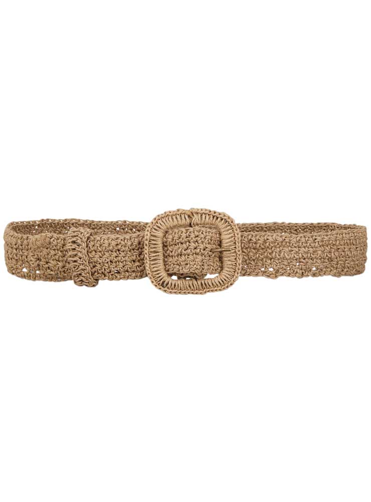 Skall Studio Carlie straw belt natural