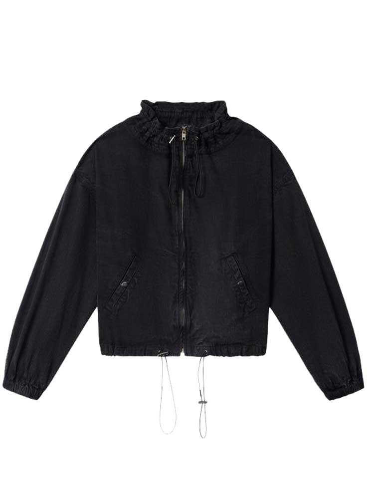 isabel marant jacket plume faded black