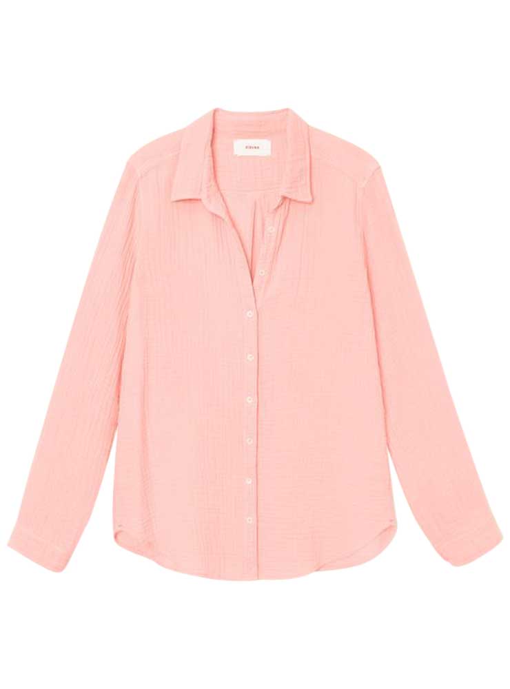 Xirena scout shirt pink rose