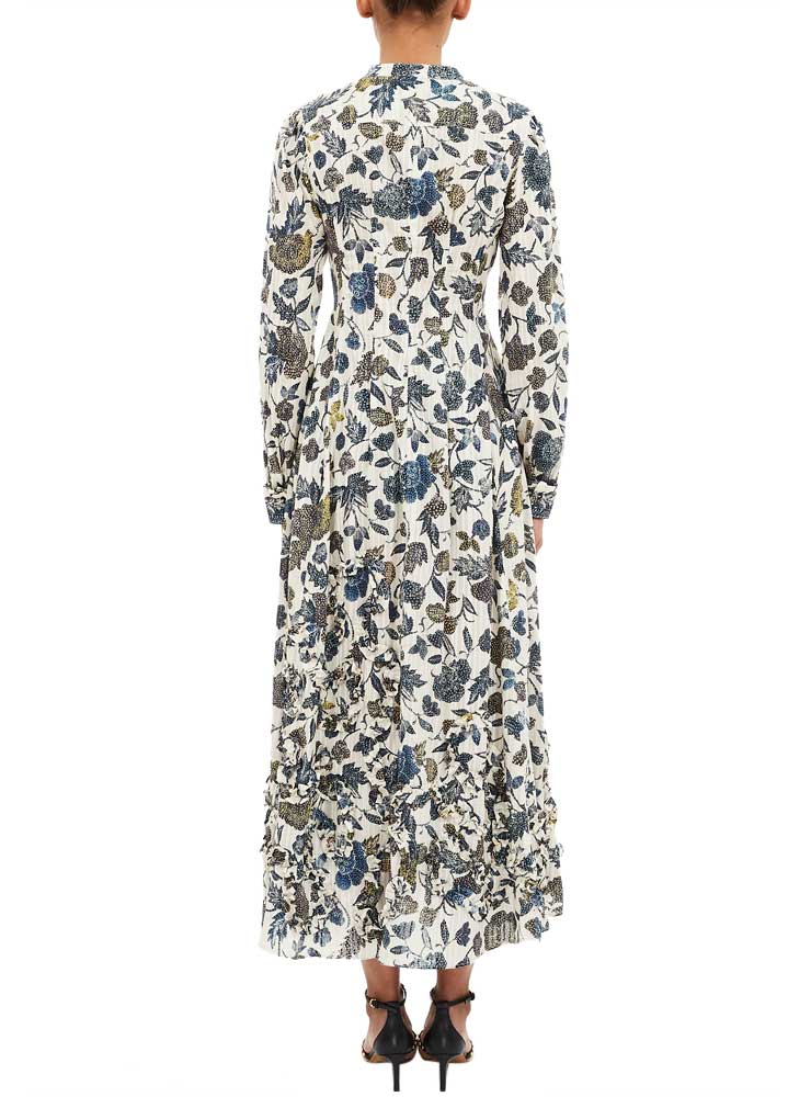 Ulla Johnson Laurentine Long Sleeve Dress porcelain
