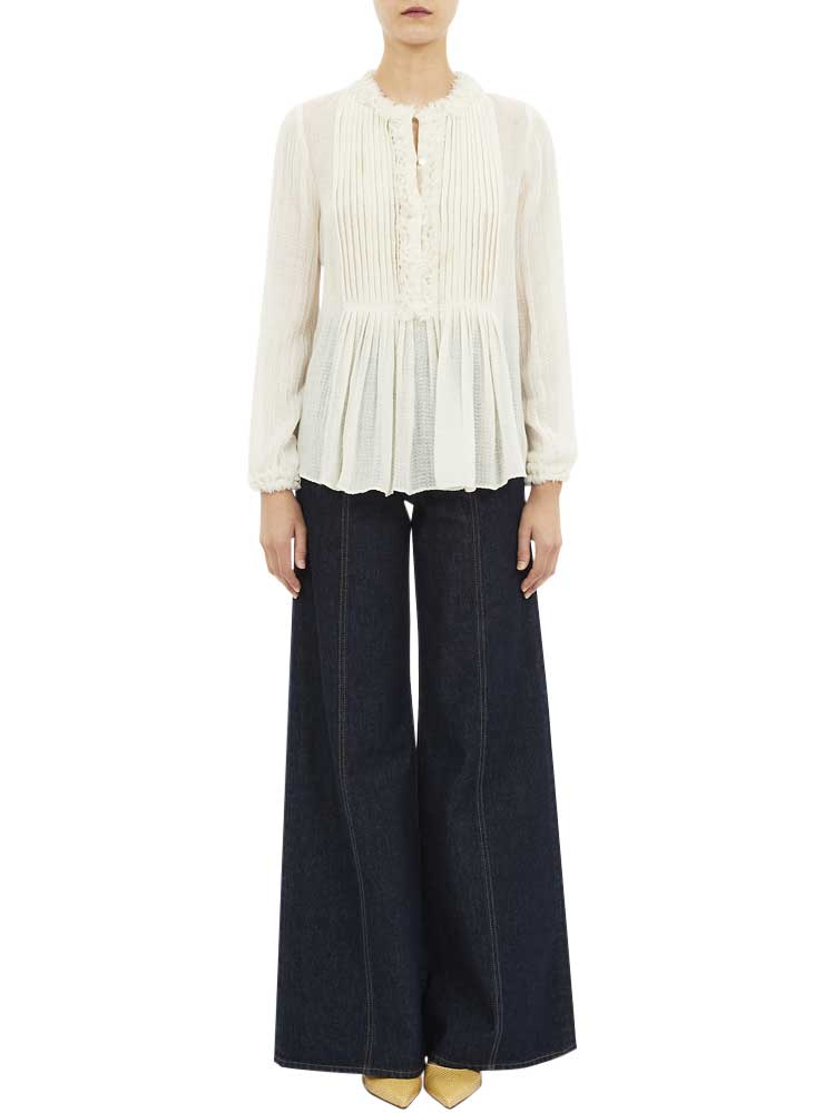 Ulla Johnson Adriel Tunic Blouse cowrie