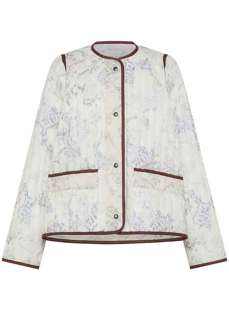 forte forte 14625 my coat glicine quilt