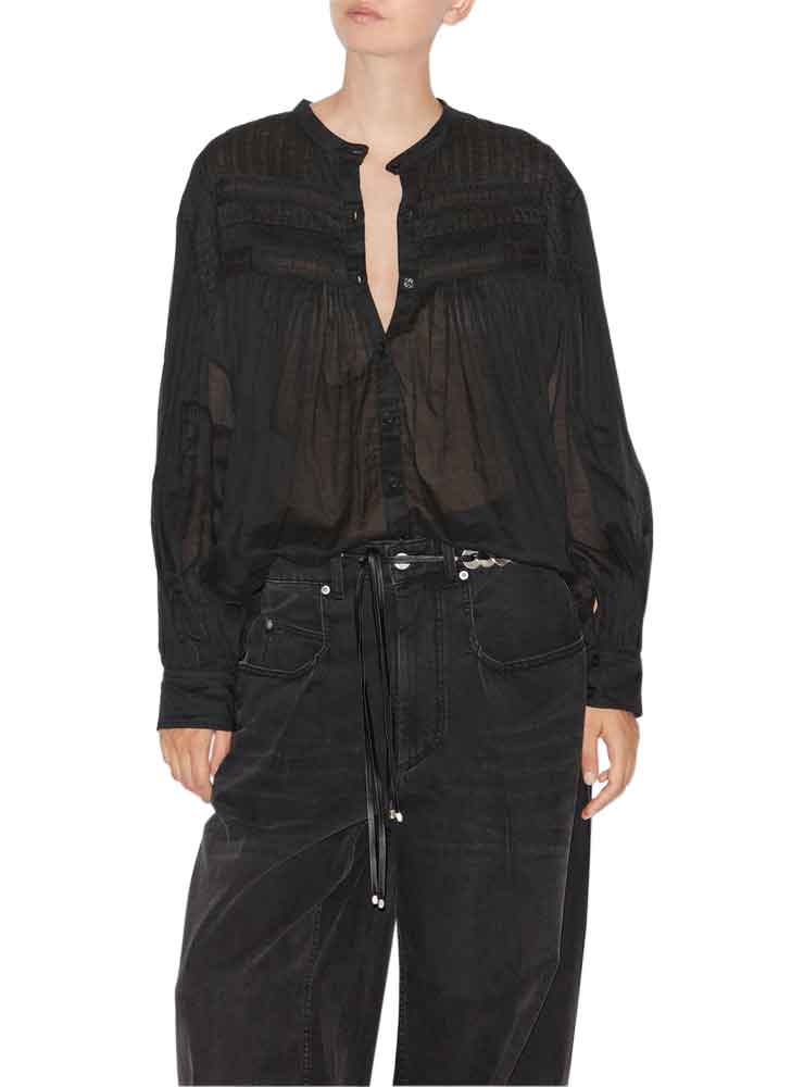 ISABEL MARANT PLALIA black SHIRT
