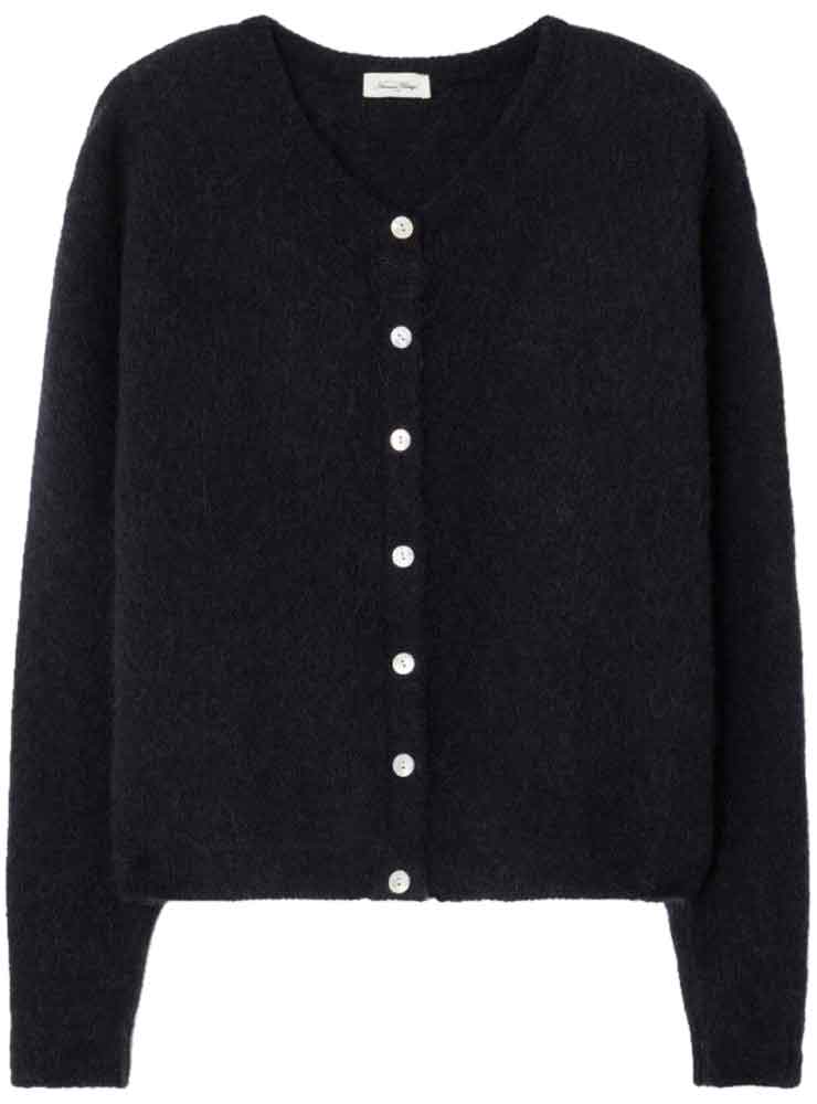 AMERICAN VINTAGE VITO19E black CARDIGAN