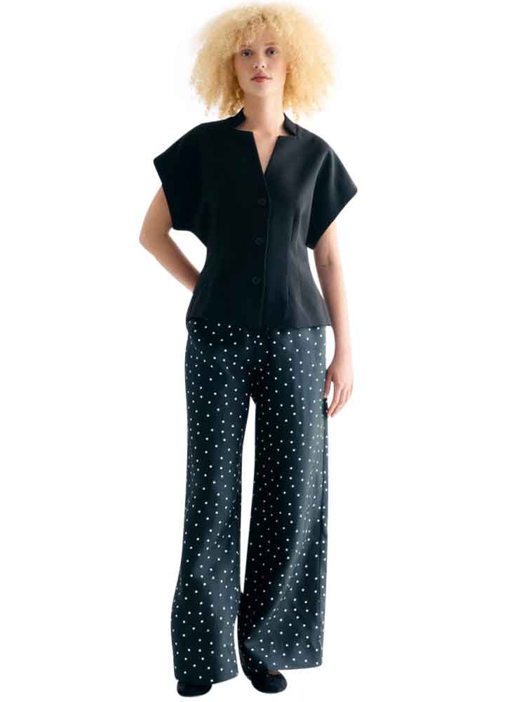 Lovechild minju blouse sort