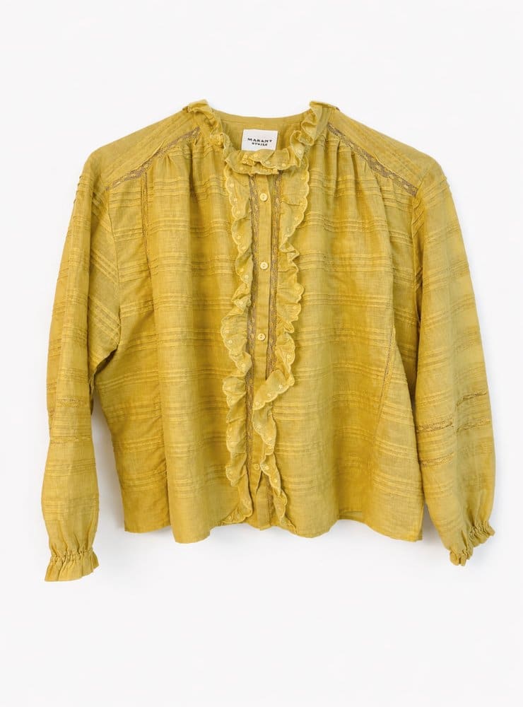 Isabel Marant peline skjorte light ochre