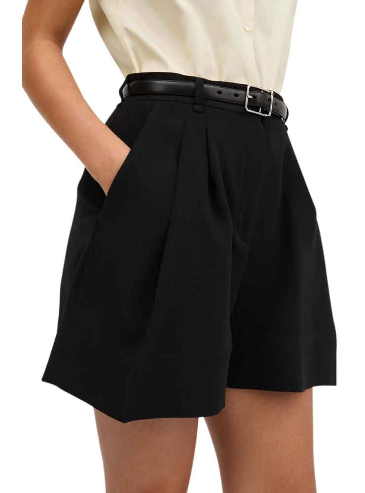 Mkdt studio PRISK shorts CREPE BLACK