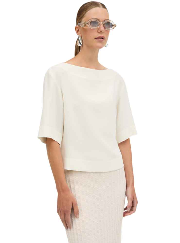 MKDT STUDIO BEYLA CREPE GEORGETTE ivory