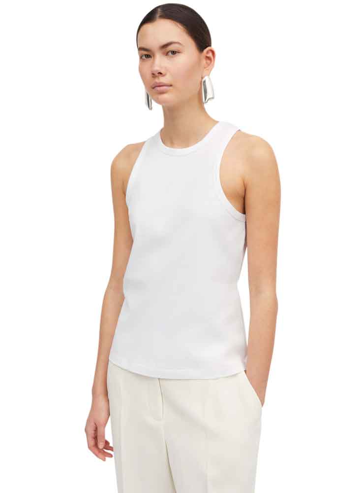MKDT STUDIO LEA JERSEY TANK TOP White