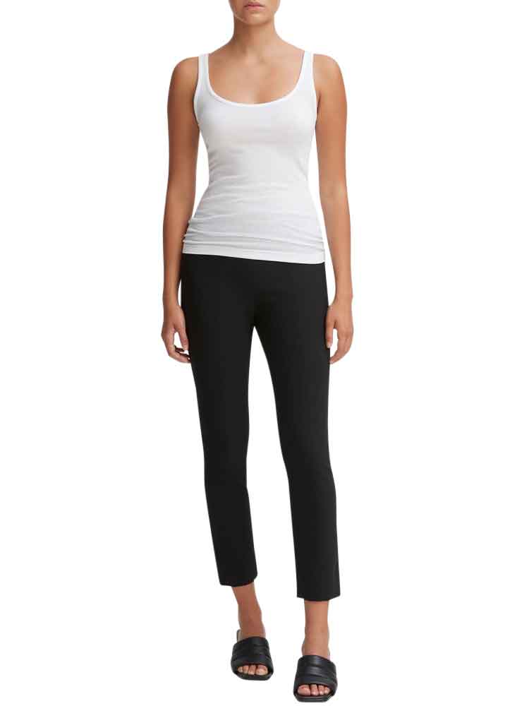 Vince Bobbi Stitch-Seam Ponte Legging black