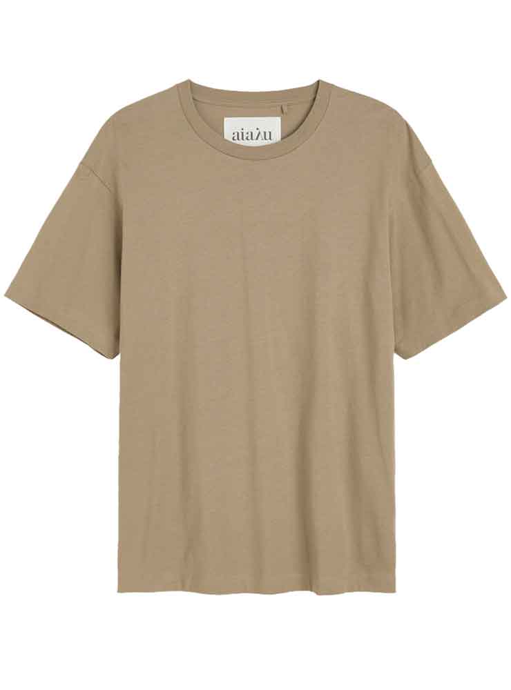 Aiayu Classic circular tee Clay
