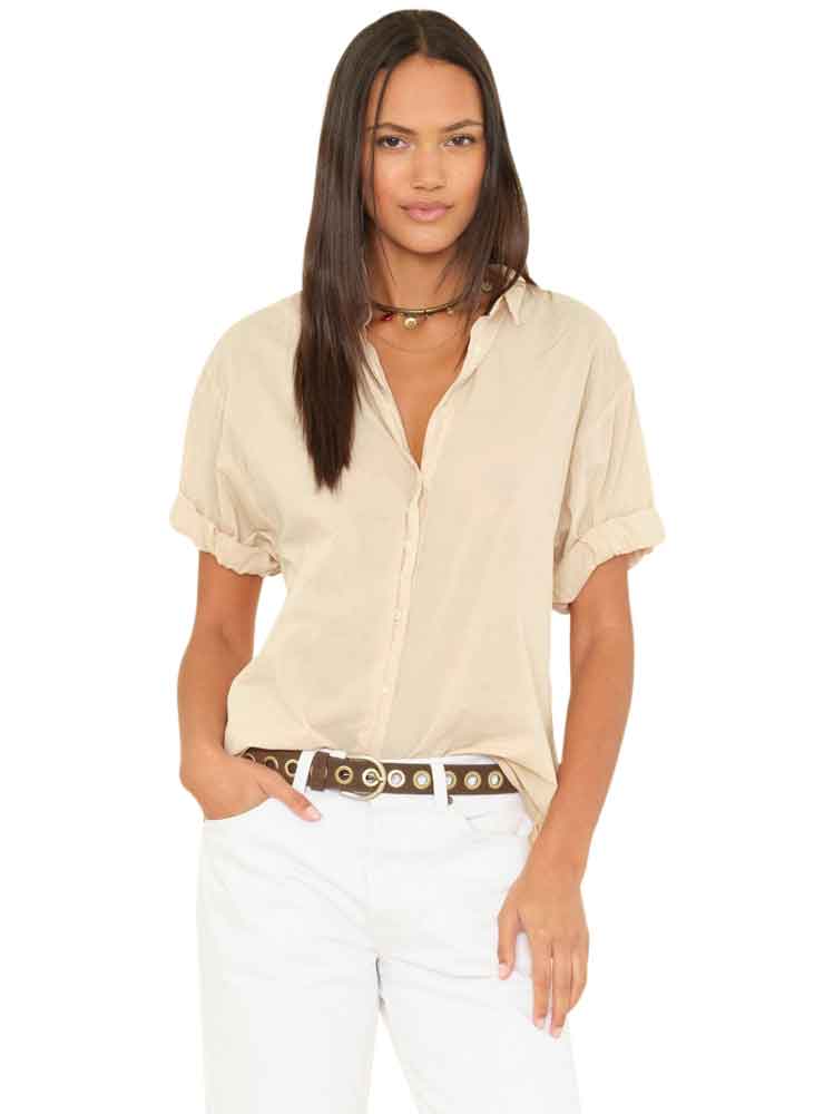 Xirena channing shirt parchment