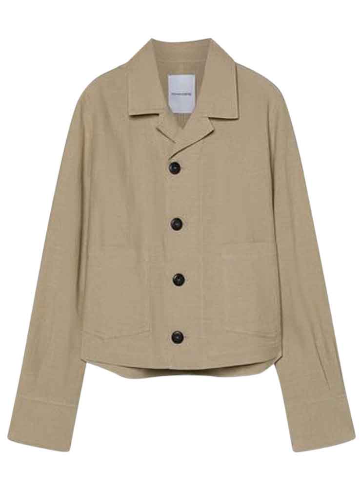 Pomandere Linen and cotton jacket jute