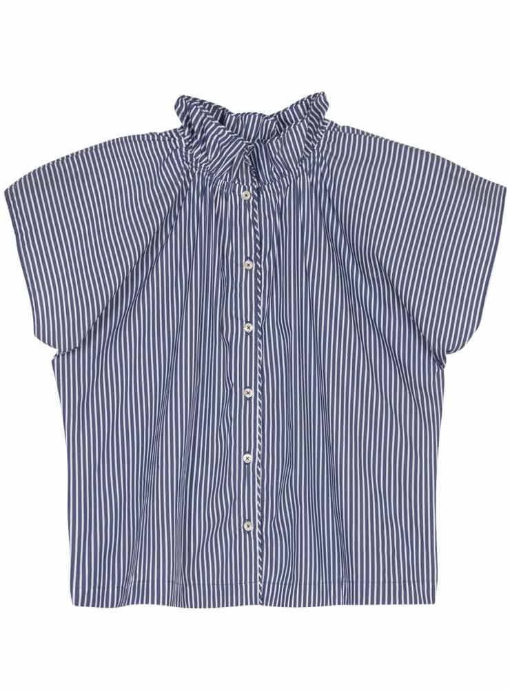 Apof ADA TOP BLÅ & HVID STRIBET