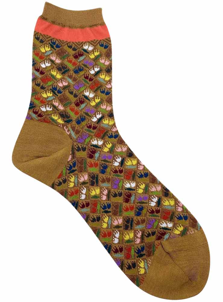 Antipast am-814 dancing tulips brown