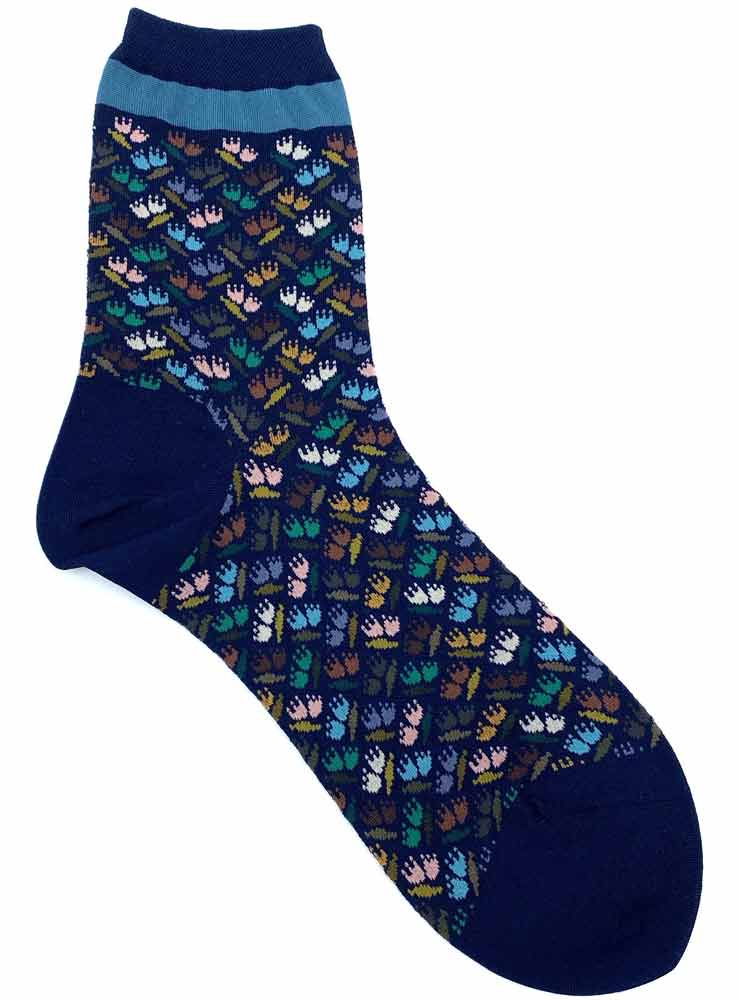 ANTIPAST AM-814 DANCING TULIPS navy