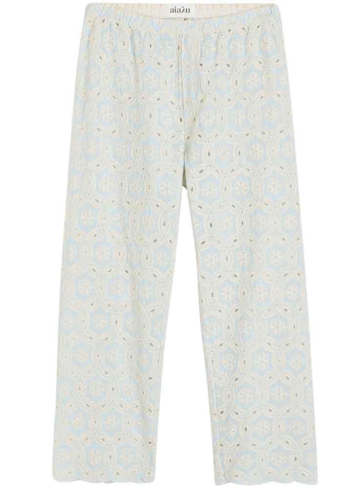 Aiayu Ava pant embroidery Blue Eyes