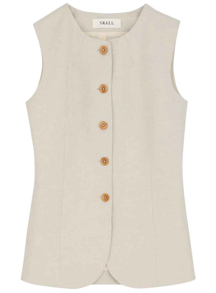Skall Studio Clementine waistcoat natural