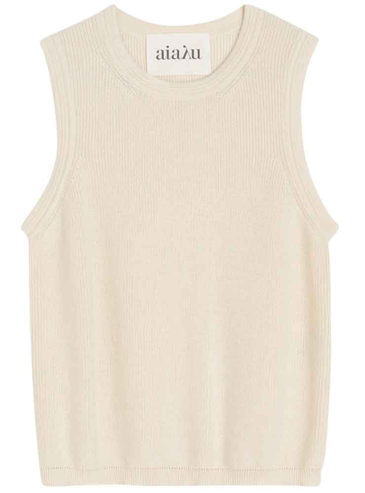 Aiayu Esha top pure ecru