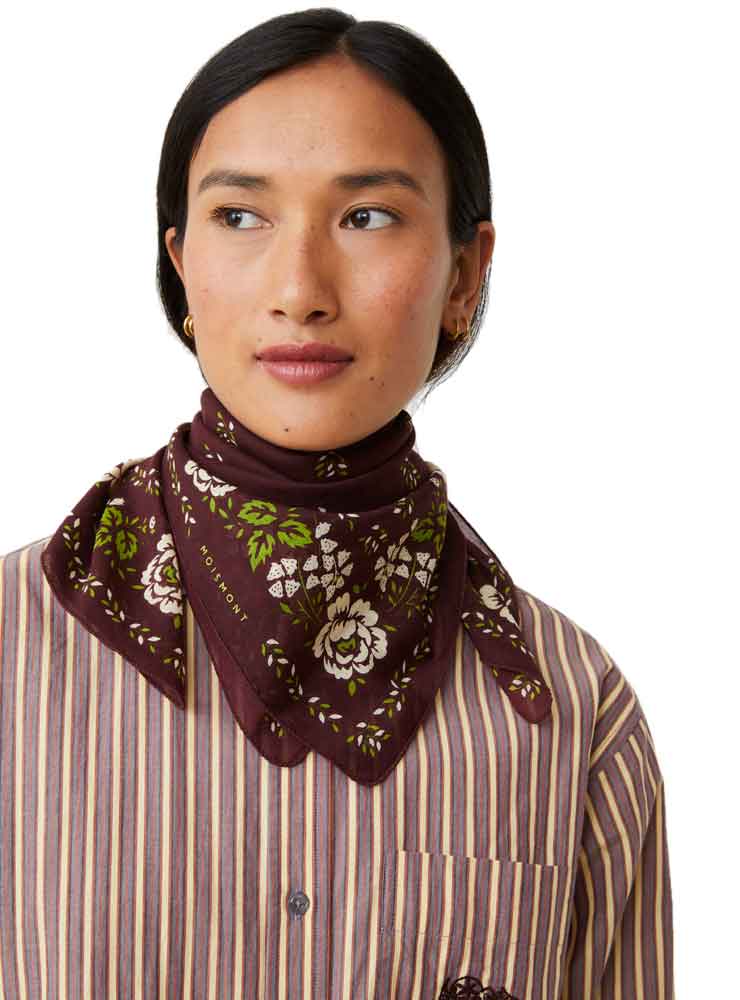 Moismont FICHU SCARF N°652 GARNET