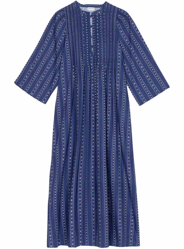 Apof ingrid dress belle blue