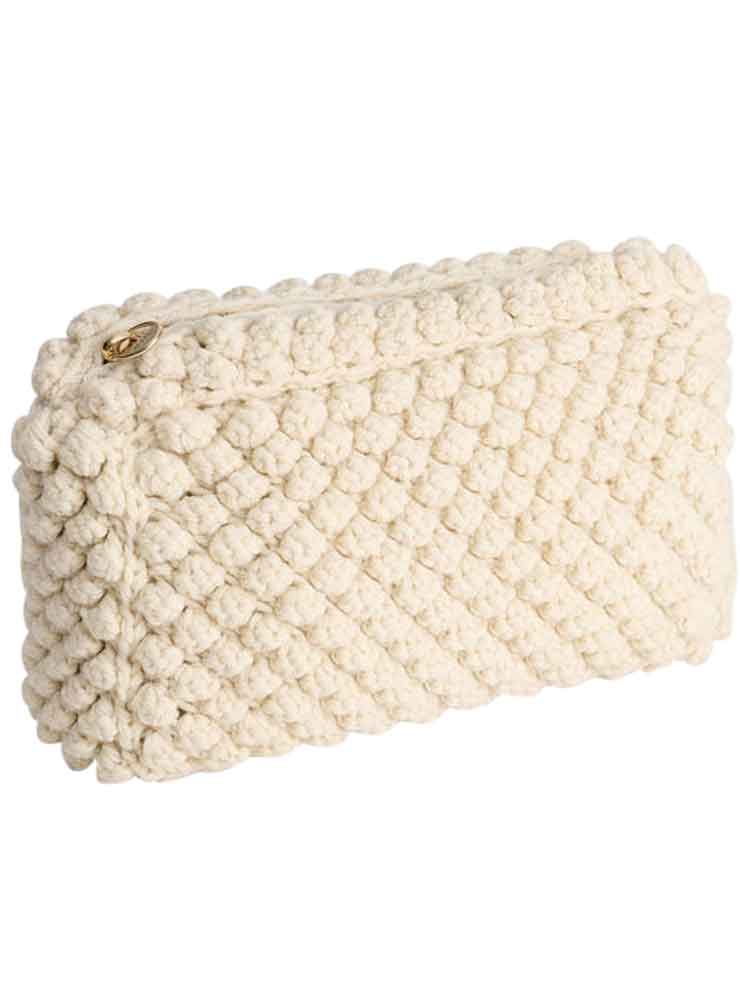 AIAYU LINN CLUTCH Pure Ecru