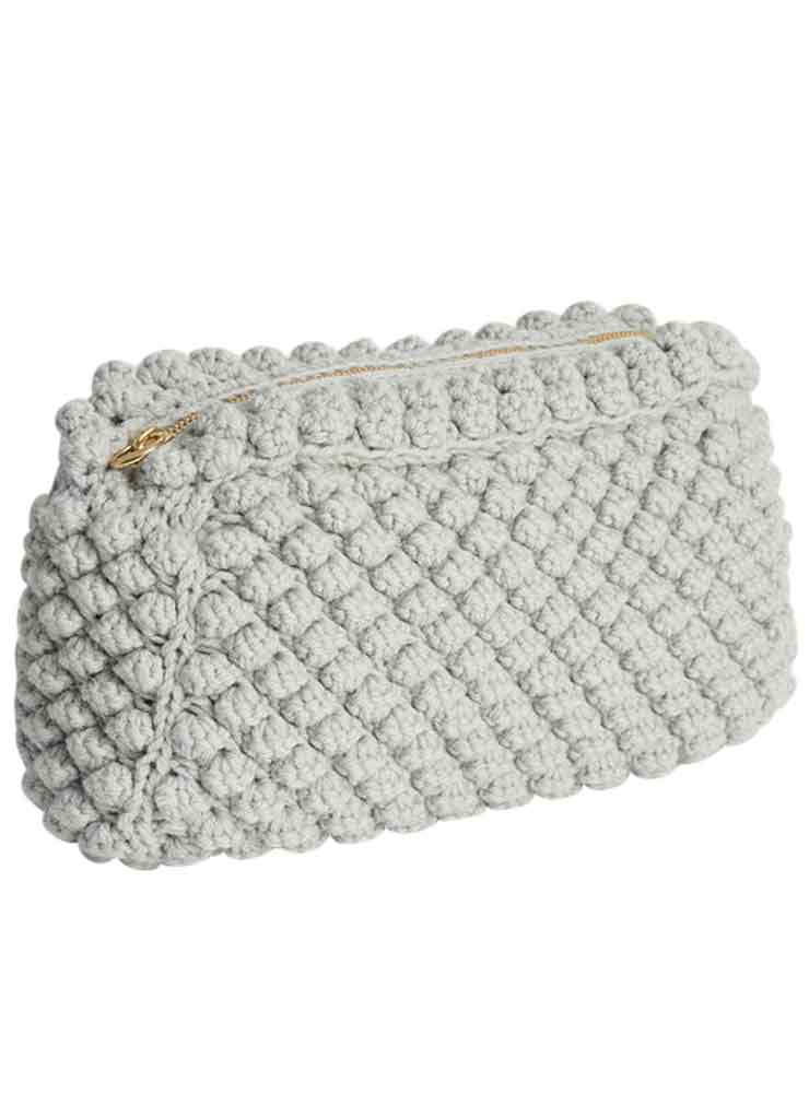 Aiayu Linn clutch Warm Grey