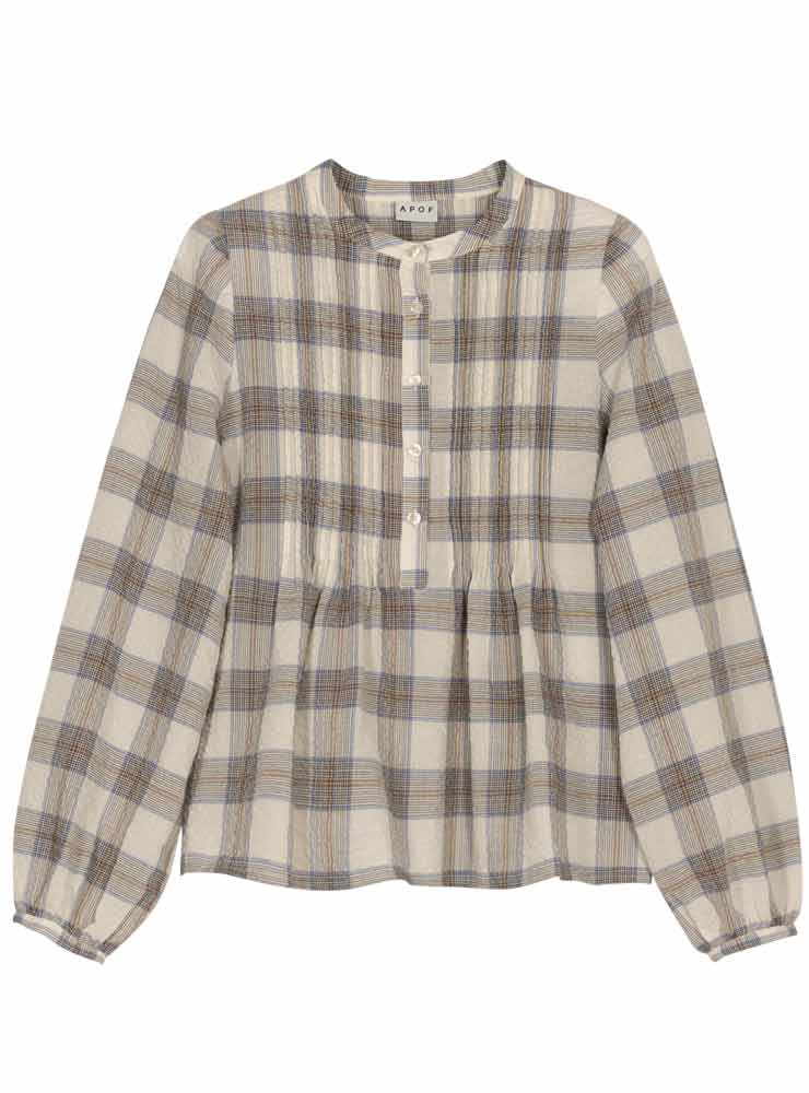 Apof NEA BLUSE WHISPER CHECK