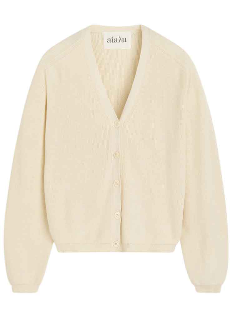 Aiayu Vada cardigan Pure Ecru