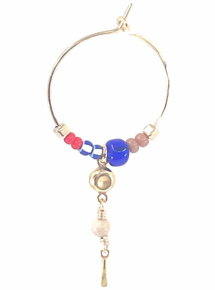 Leleah amara hoop blue