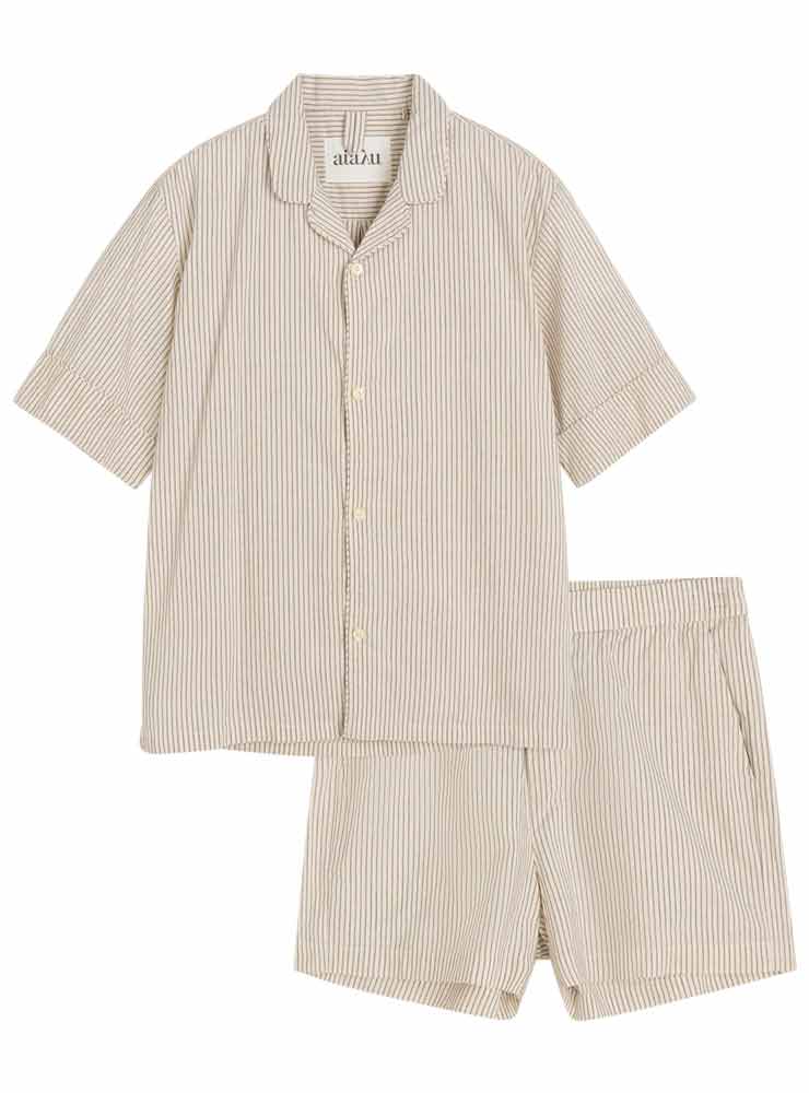 Aiayu Classic pyjamas short epure Mix Black